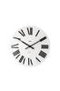 ALESSI Firenze Wall 12W Clock, White,
