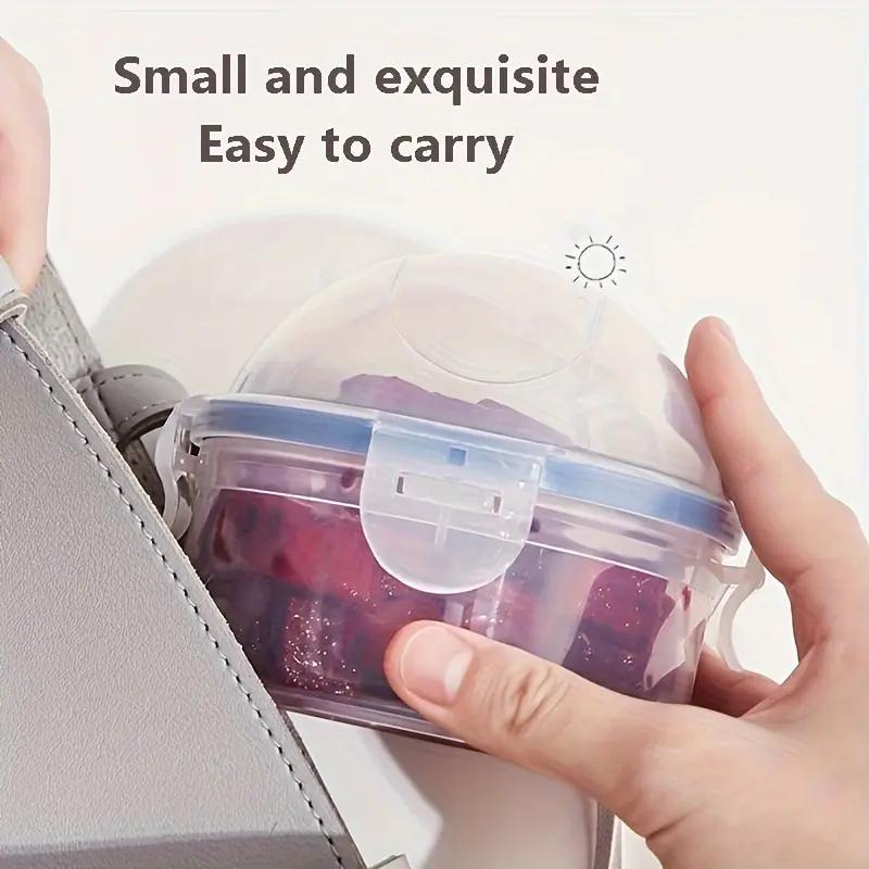 Fruit Preservation Box, Apple Storage Box, Household Circular Sealed Box with Lid, Onion Box, Microwave Oven Heated Rice Box