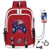 Digital Printing Gamepad Pattern Backpack Cartoon Elementary School Bag Large Capacity Usb Backpack