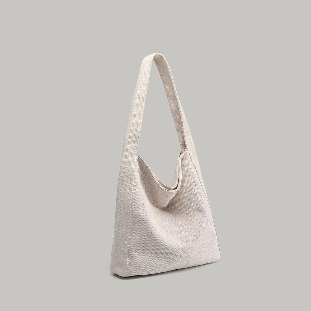 Korean-style ins large-capacity casual fashion simple tote bag for daily leisure, versatile for work and commuting, single-shoulder tote bag