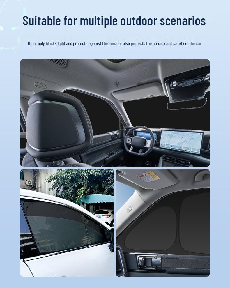 Sunshade for BYD Leopard 25 Titanium 7 - Car Window Heat Insulation & Privacy Camping Shade