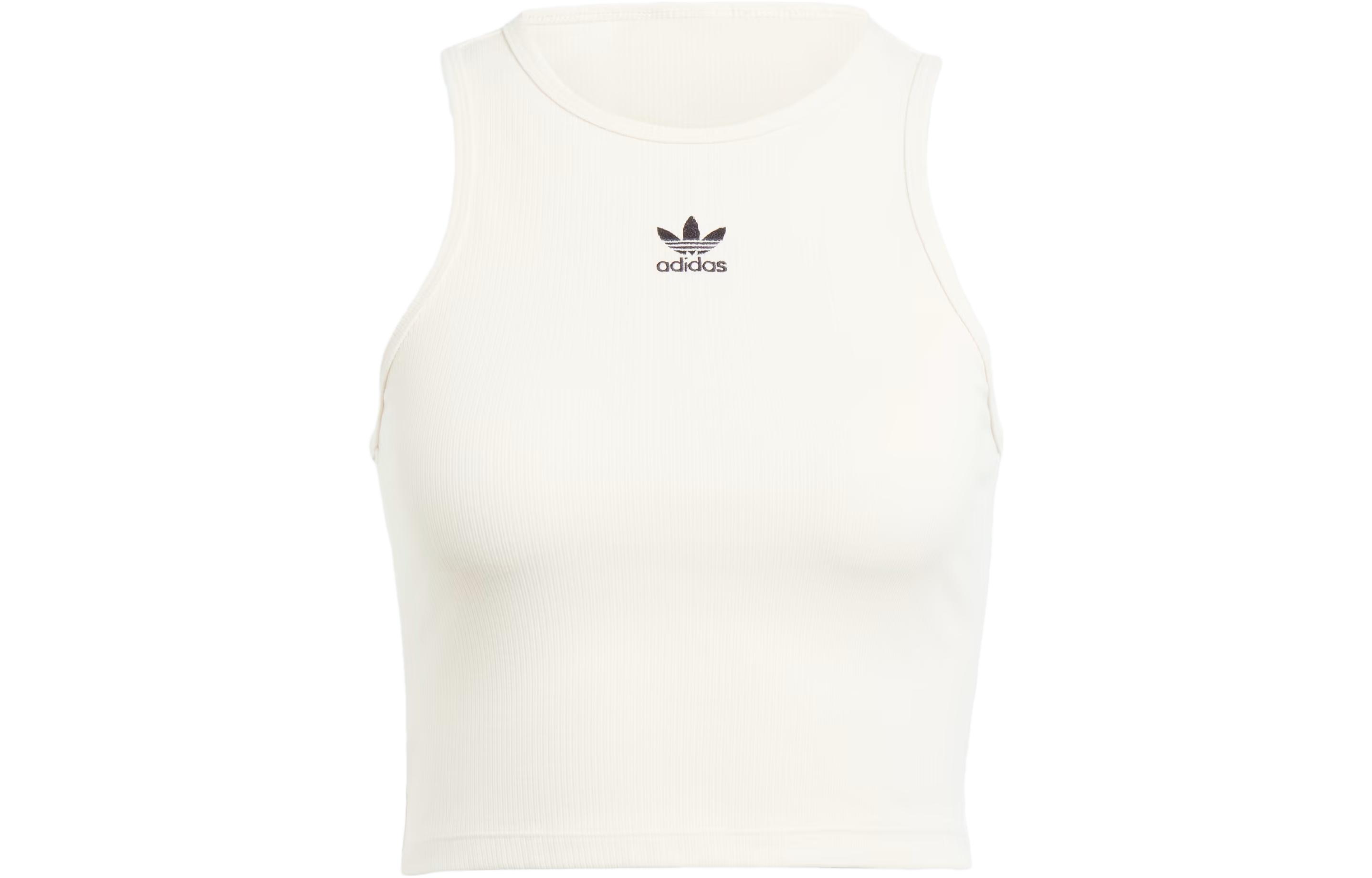 

Adidas Originals ESSENTIALS Tank Tops Women s Ecru Crew Neck Moderate Other IJ8257 L
