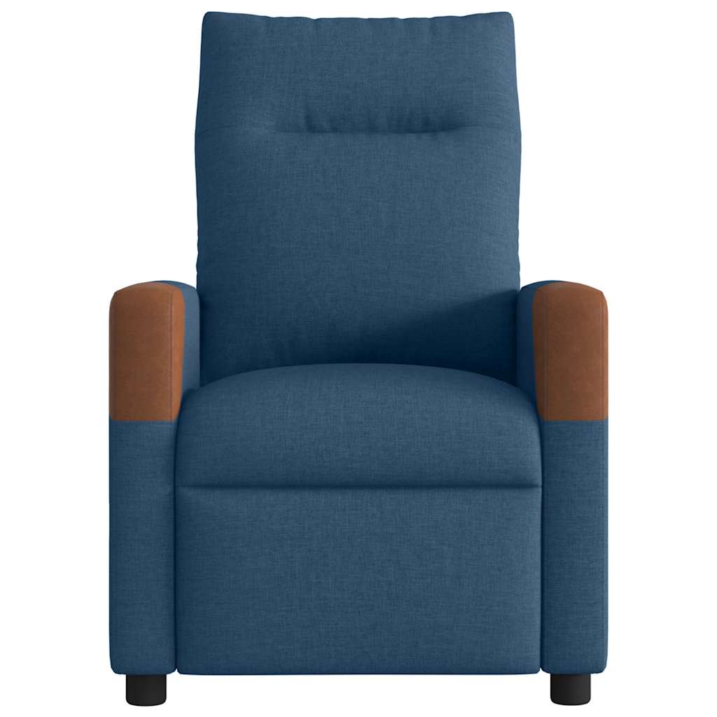 Massage Chair Blue Fabric