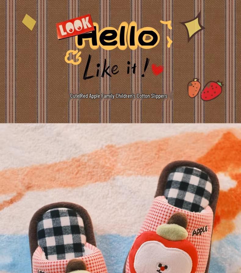 Pantofole Invernali Calde Antiscivolo in Cotone per Bambini per Uso Interno - Design Carino per Bambini e Bambine