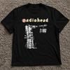 Radiohead Band Graphic T‑Shirt Vintage Print Unisex Oversized Loose Short Sleeve Tee Soft Cotton Rock Music Fans Casual Streetwear Tops