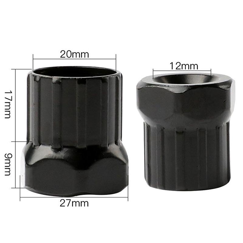 Bike Rear Cassette Cog Remover Bicycle Repair Tool Freewheel Socket Black Bicycle Cassette Crank Wheel Removal Tool