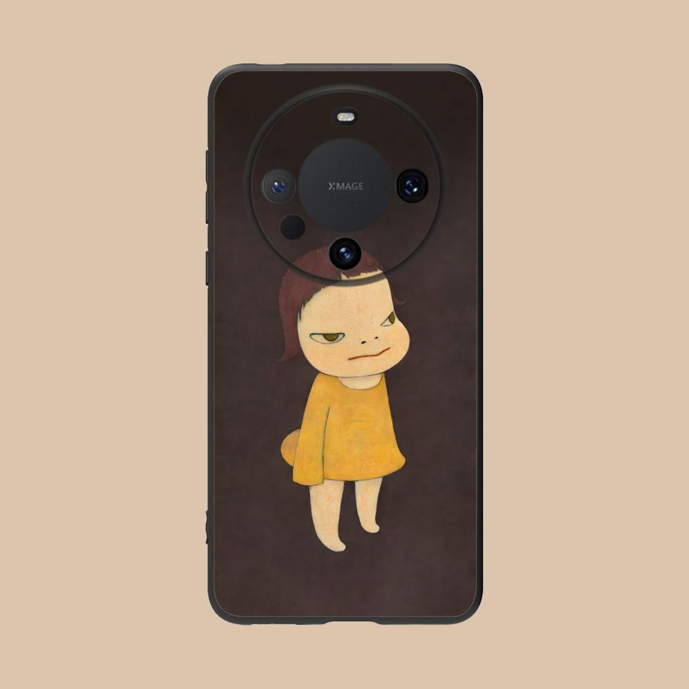 

Anime Yoshitomo Nara Phone Case for Huawei Mate 60 50 40 30 20 10 Pro Plus Lite E 5G Colorful Printing Cover Cover Luxury Pretty Huawei Mate 10 Lite