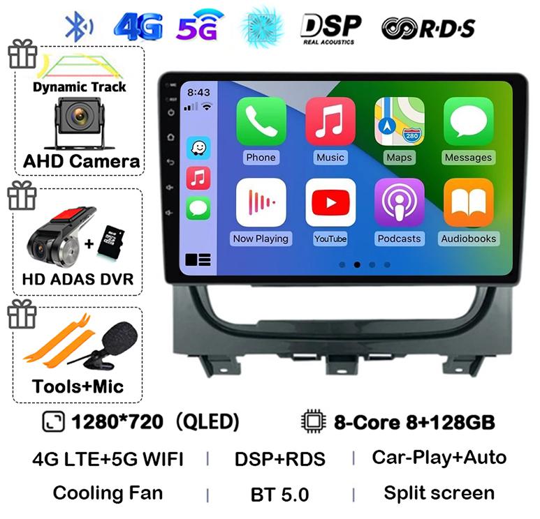 Android 14 Carplay Auto For Fiat Strada Idea 2012 2013 2014 2015 2016 Car Radio Multimedia Player Navigation GPS Stereo 2Din DVD