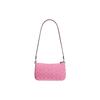 COACH Penn Coated Canvas With Refined Calfskin Crossbody Bag, Shoulder Bag Small Women's Silver & Bright Pink CM568-LHWPU