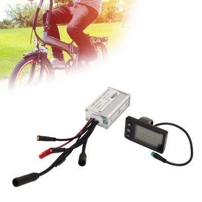 Fahrradcontroller mit S866 Display 36V 48V 15A 250W 350W Motorcontroller Metallgehäuse Wasserdichtes Fahrrad Umbausatz für DIY Elektroroller