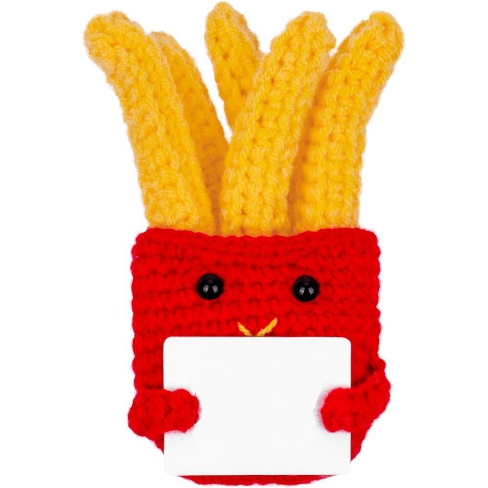 Creative Wool Knitting Doll Handmade Plush Doll Toys New Desktop Ornament for Gifts