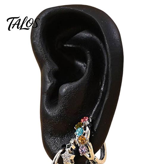 Talos Human Ear Earrings Holder, 3D Printed Earring Stand, Shape Jewelry Hanger Display Stand for Dresser Countertop