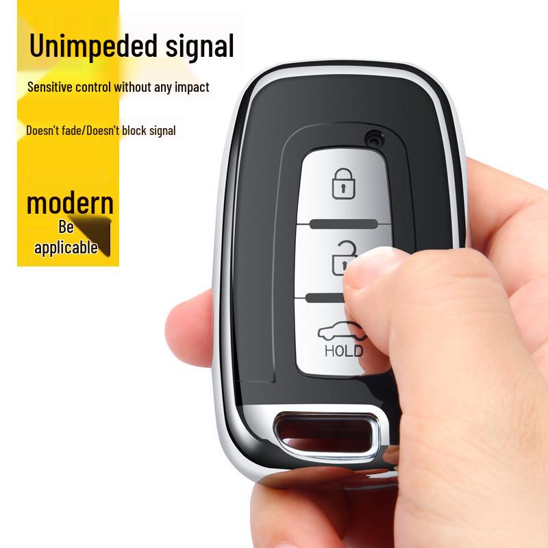 Hyundai Elantra X35 TPU Plated Key Shell for Kia Sportage/Forte/Sonata