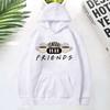 Women Friends TV Show Hooded Sweatshirt Cute Coffee Printing Hoodies Female Autumn Winter Casual Pullover Hoodies Friends Hoodie