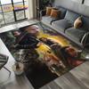 TWD Walking Dead Rick Daryl Horror TV Carpet Rug for Living Room Bedroom Home Sofa Decoration,Kids Area Rug Non-slip Floor Mat