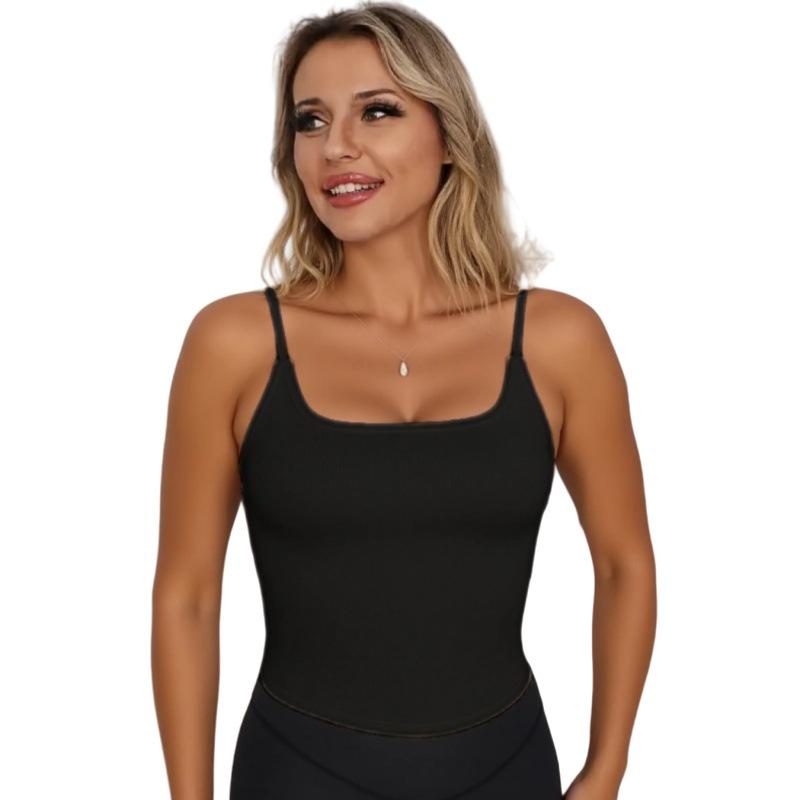 

Женская приталенная майка: Европейский и американский стиль, повседневная необходимость Double Extra Large чёрный