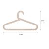 Plastic Coat Hanger Anti Slip Clothes Hangers  For Laundry Closet