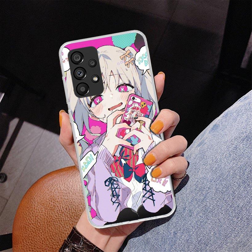 Süßes Anime-Mädchen INS Handyhülle Für Samsung Galaxy A17 A16 A15 A14 A13 A57 A56 A55 A54 A53 A37 A36 A35 A34 A33 A26 A25 A24 A23 Ga