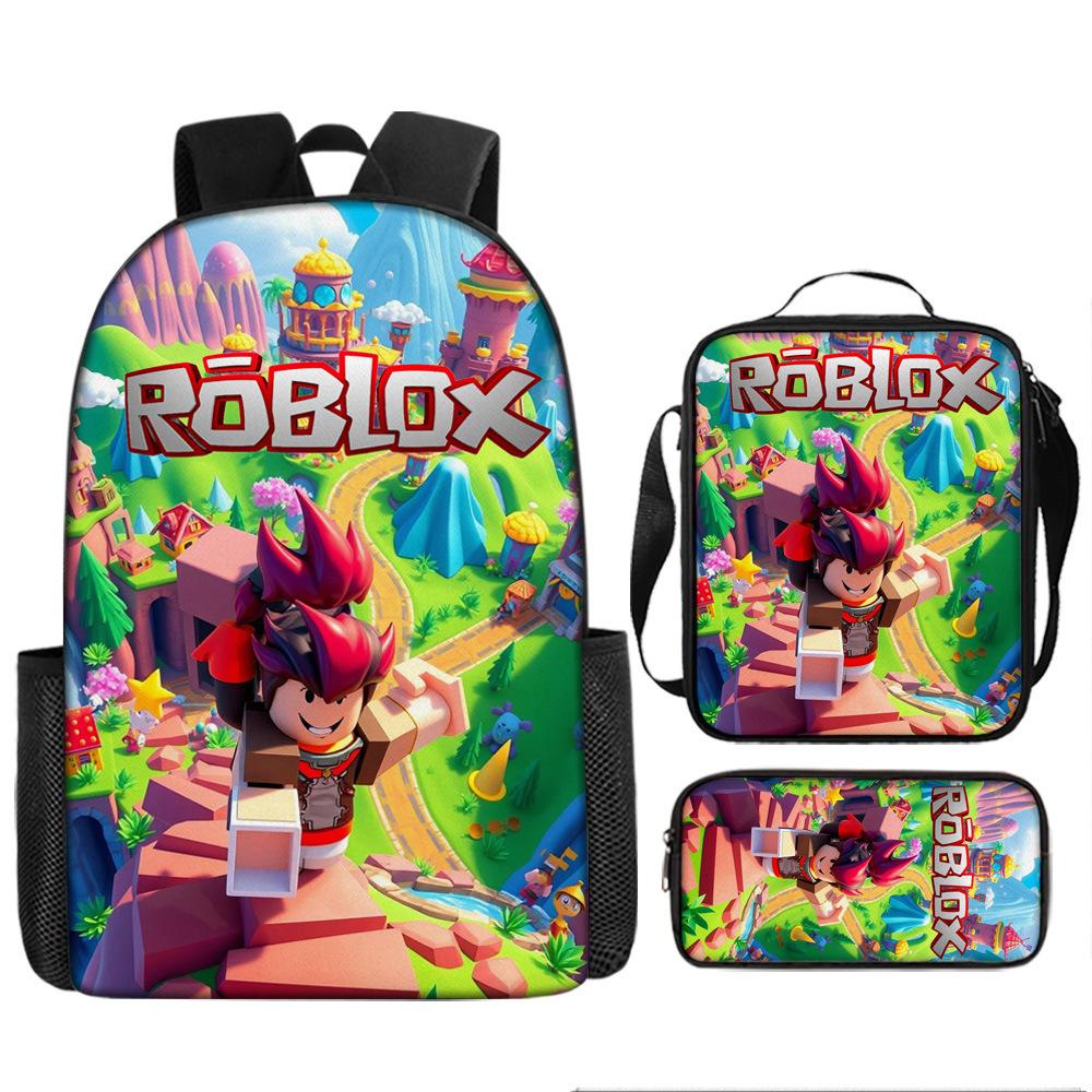 Robles Backpack Three-Piece Children'S Cartoon Backpack Large Capacity School Bag