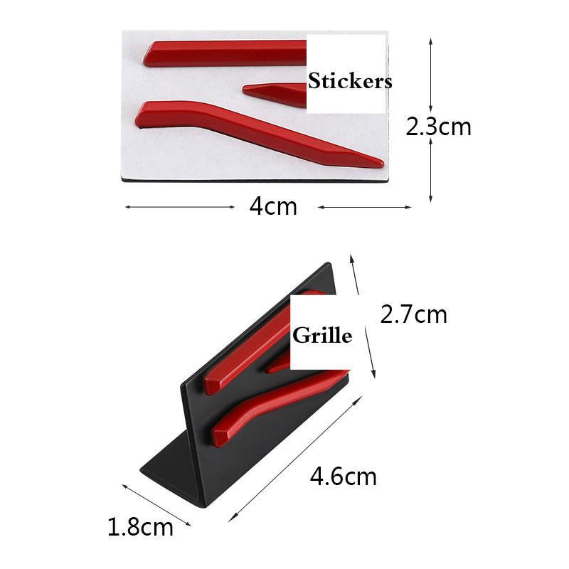 Car Sticker Front Hood Grille Emblem Trunk Badge for  V/W R Line Accessories