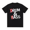 Funny Drum and Bass T Shirts Rum and Ass Lovers Jokes Short Sleeve Cotton Soft T-shirt Unisex Fashion Casual Tee Shirt Oversized