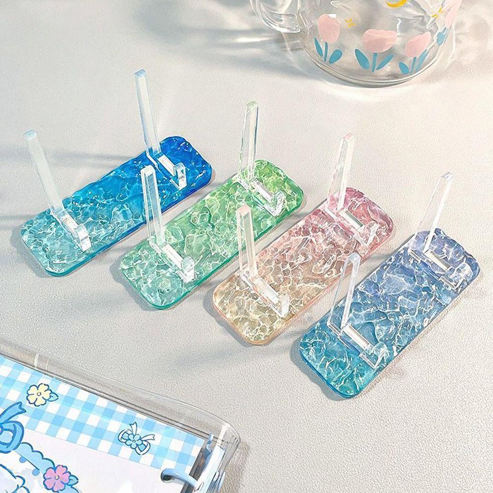 Water Ripple Picture Frames Holder Bracket Home Decor Durable Plate Holder Stand