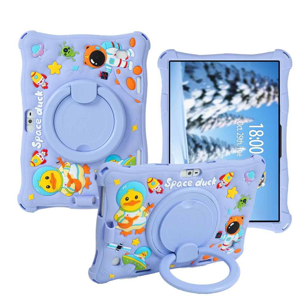 24cm*17cm Universal Tablet 10.1 Case Soft Silicone For 10 10.1 Cartoon Rotating Android Tablet PC Silicone Inch Soft Case