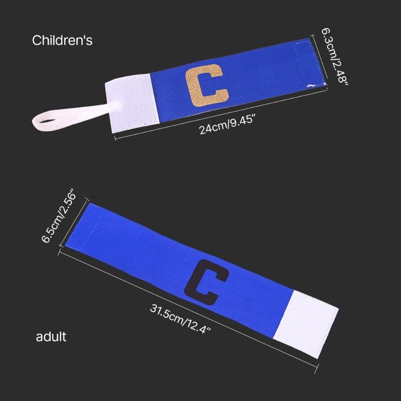 Football Captain Armband Leader Competition Soccer Captain Arm Band Multicolour Armband Group Armband Football Training