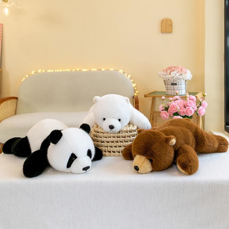 Cute Panda Plush Toy Soft And Huggable Stuffed Animal Perfect For Bedtime Birthday Gift 30cm 45cm 65cm