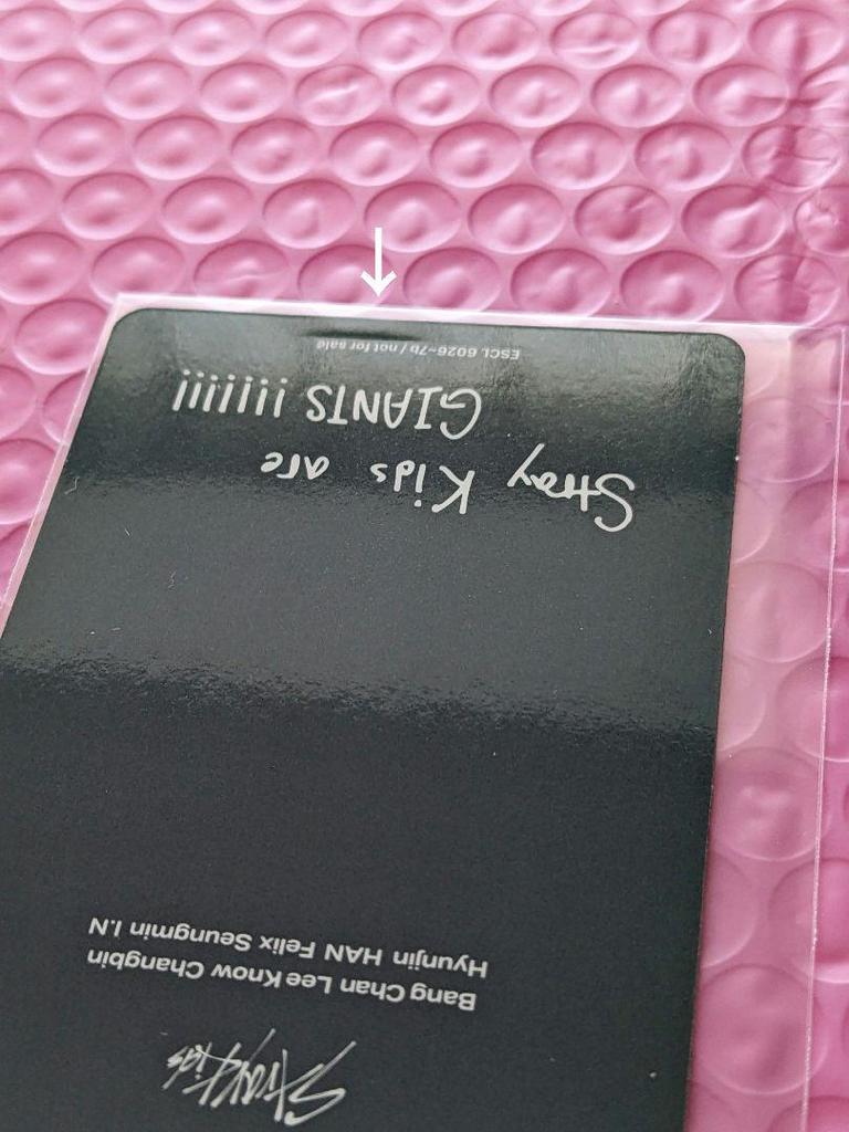 [USED] Stray Kids GIANT Han B-side trading card