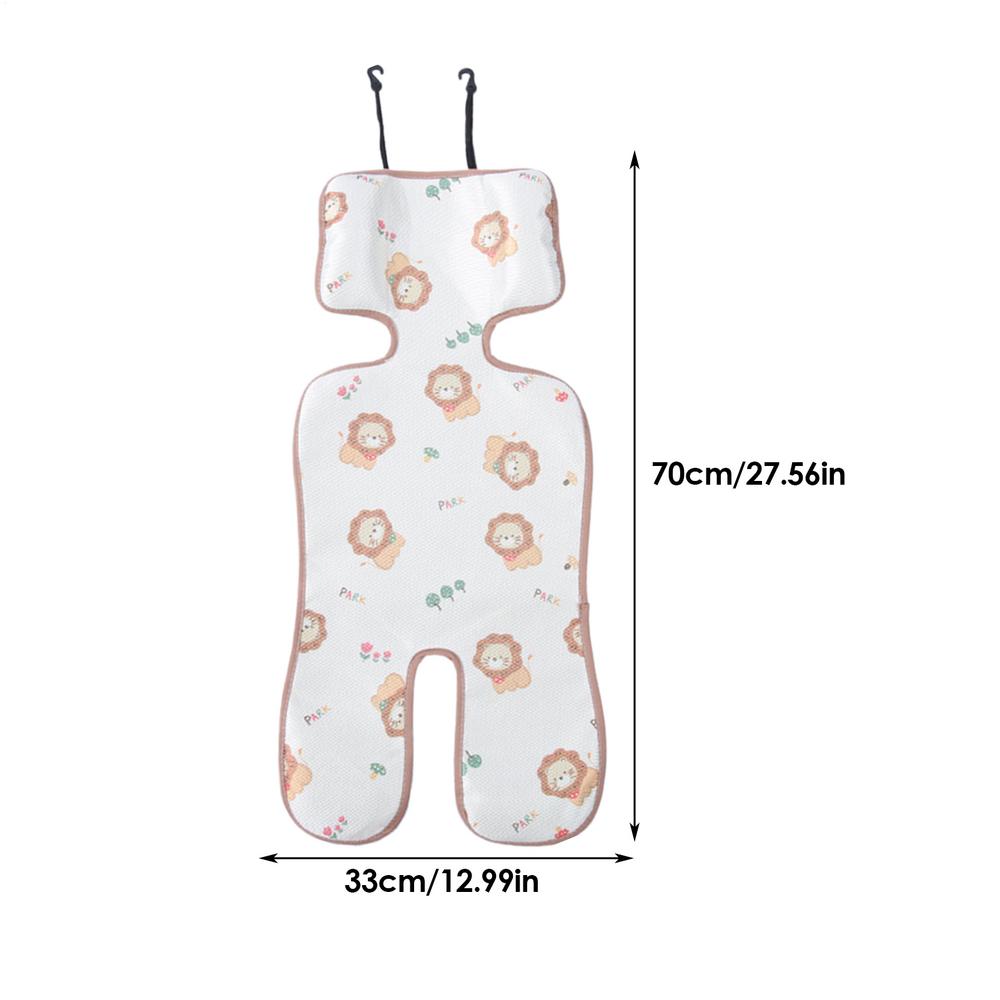 Stroller Cooling Pad for Baby Car Seat Cooler Pad Cooling Liner for Toddler Ice Silk Breathable Soft Cooler Mat Cushion Car Seat