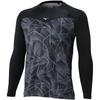 Global Elite Graphic Undershirt Long for Baseball and Size Black (Low Neck, Sleeve) Softball, 12JADP88, L,