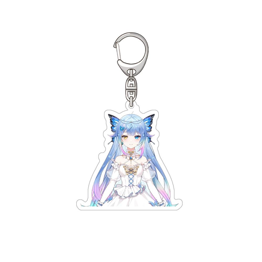 Nijisanji Aza Michiya Kouichi Inochi Urushiha Hunger Mikoto Miki Kioi Kima Tabbiito HD Acrylic Keychain Bag pendant anime goods