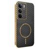 For Realme C75 4G/C75x Phone Case Carbon Fiber Textured Electroplated TPU Back Cover