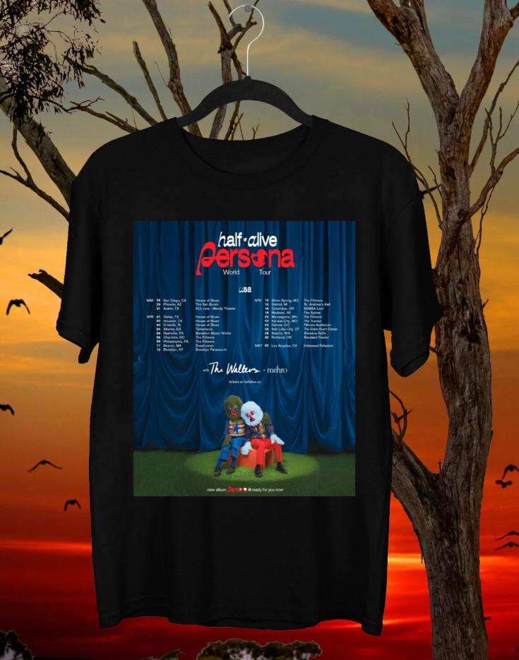 

Collection Half Alive Tour 2025 Band Gift For Fans T-shirt, size S-4XL 4XL