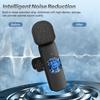 For iPhone Android Laptop Wireless Lavalier Microphone Audio Video Recording Mini Mic Live Gaming Mobile Phone Microphone