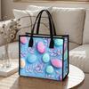  Cute Floral Tote Bag Fashion Casual Large Capacity Handbag for Daily Shopping