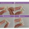 Piercing-Free Invisible Stud To Clip Earring Converter with Soft Pads