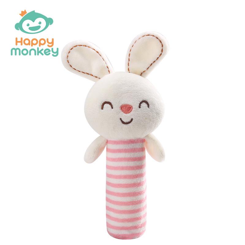 TOLOLO Plush Baby Rattle & Crib Mobile for Newborns - Soothing Sound Toy