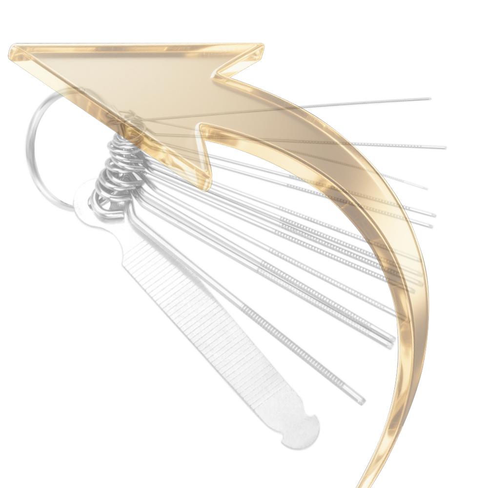 Professional Guitar Nut Slotting File Kit Replacement Slot Filing Set Stainless Steel DIY Guitar Repair Tools Music Accessories China Mainland