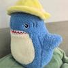 Sea Creature Shark Hat Plush Toy PP Cotton Hat Shark Stuffed Animals  Birthday Parties