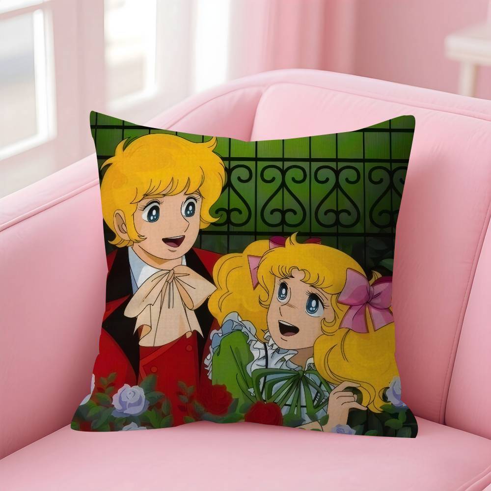 Anime Ccandy cute Candy Cushion Cover Inches Farmhouse Decor Home Throw Pillow Covers for Couch Decorations