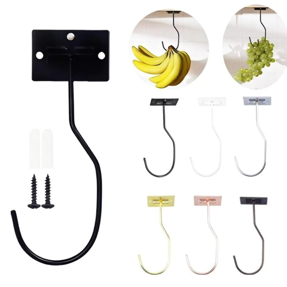 Keep Bananas Fresh Under Cabinet Banana Hook Grape Hanging Holder For Mugs,Keychains,Shopping Bags