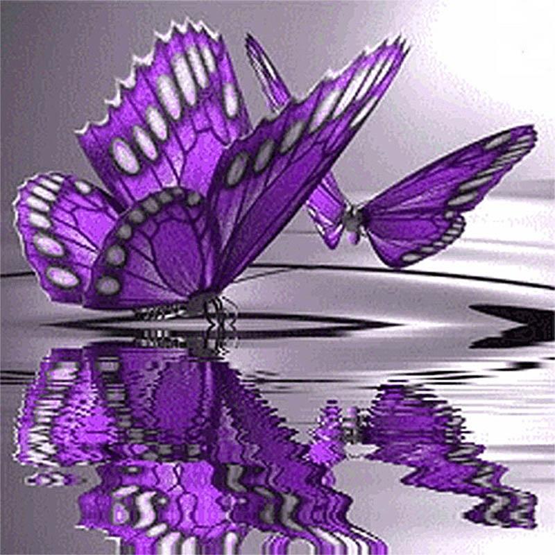 New Arrivals Diamond Painting Full Round Butterfly Cross Stitch Diamond Embroidery Animals Wall Decor Hobby Gift