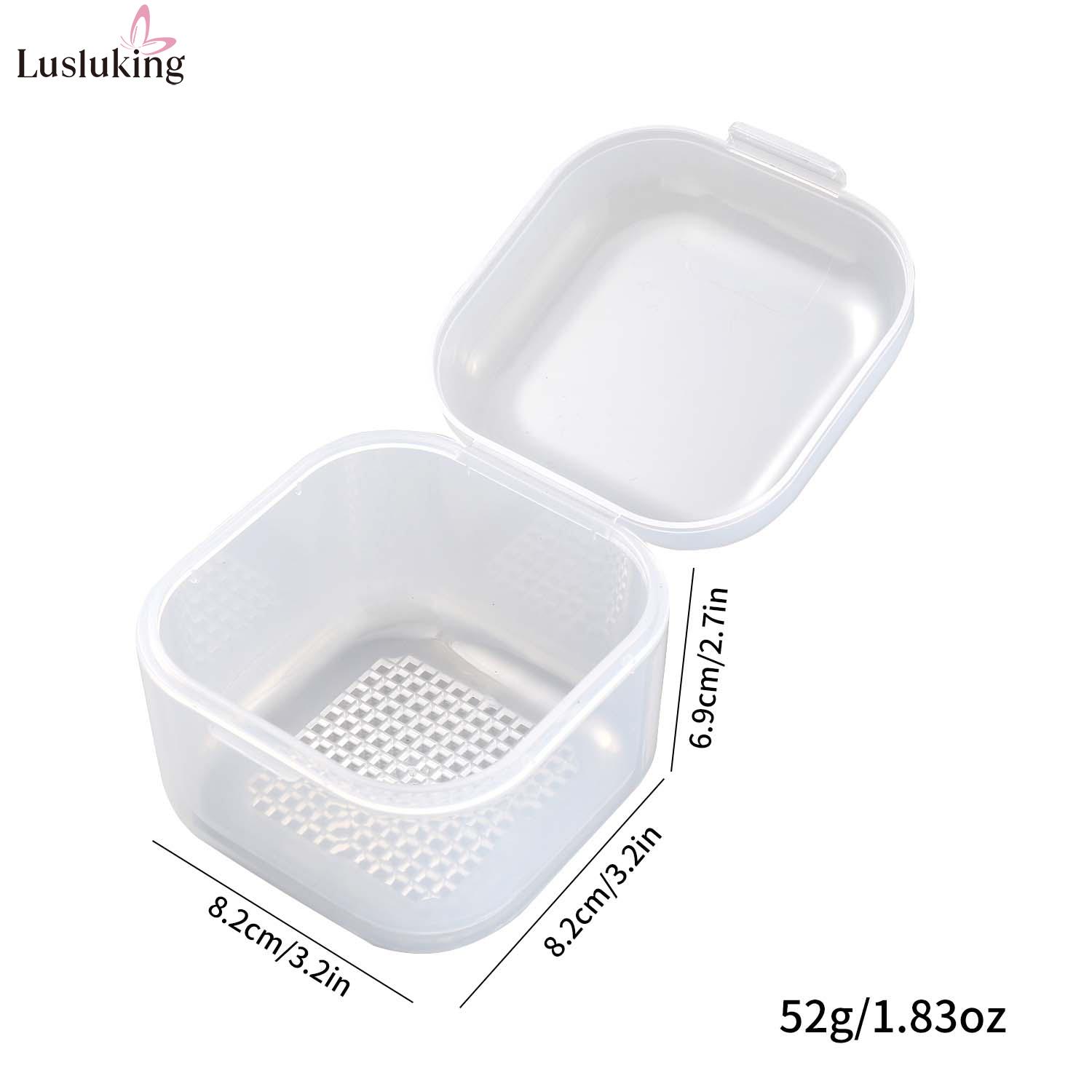 

Nail Drill Bits Disinfection Box Double Layer Filtration Cleaning Box Manicure Storage Case Nail BrushCleaningContainer nail box