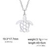 Cazador Stainless Steel Turtle Pendant Necklace for Women Gold Color Animal Choker Jewelry Birthday Gifts Wholesale 2026
