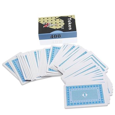 1 Kartenspiel und 50 Runden Spielrequisiten Papierdünnes Pokertischspiel Poker, magische Pokerrequisiten Freizeit- und Unterhaltungstischspielset