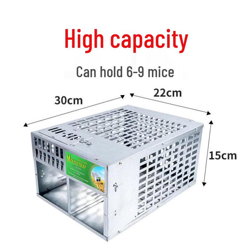 JPHZNB High-Efficiency Double-Door Rat Trap Cage