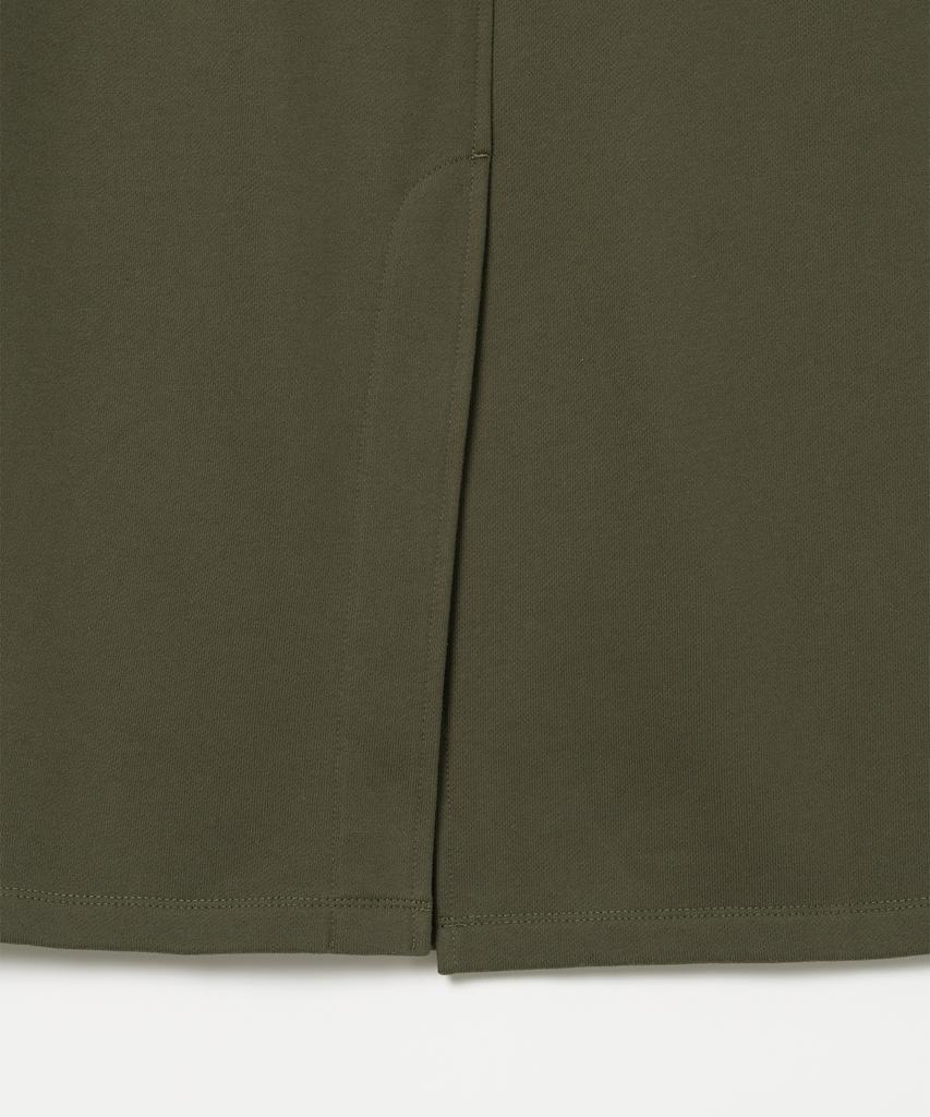 Milo Woman Belt Hole Maxi Skirt [Khaki]