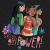Disney Princess Unisex Adult Extra Girl Power! Mulan Moana Jasmine T-Shirt